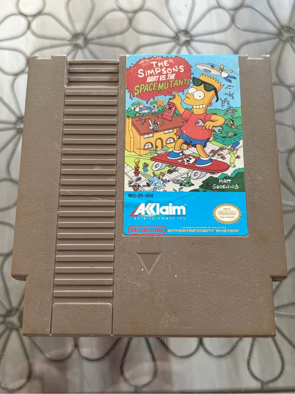 The Simpsons NES Nintendo Vintage Video Game Console Toys